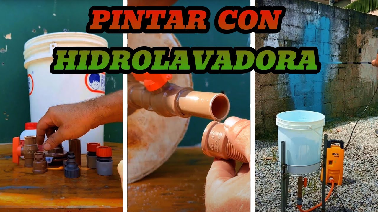 Como hacer una Airless casera máquina de pintar industrial #hazlotumismo