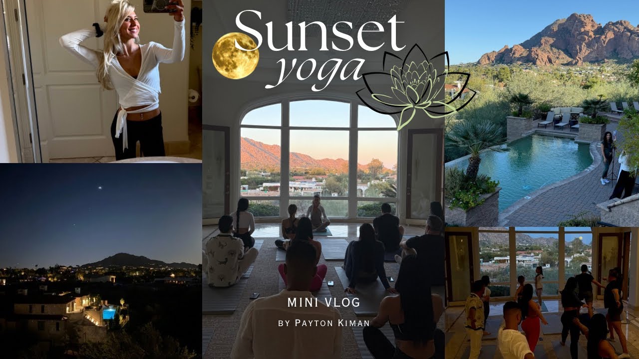 Sunset Yoga 🌕 | New Friends, Full Moon & Settling Into AZ