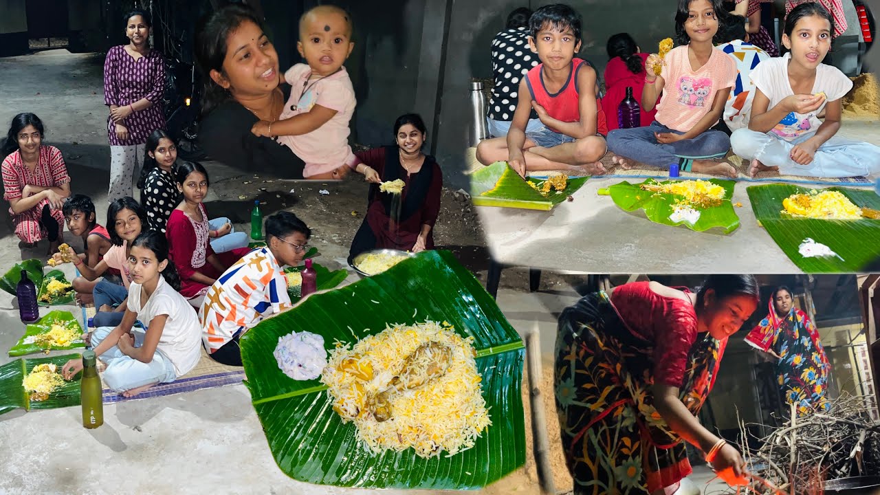 মুষল ধারা বৃষ্টি তারপরের দিনই ছোটদের নিয়ে জমিয়ে পিকনিক