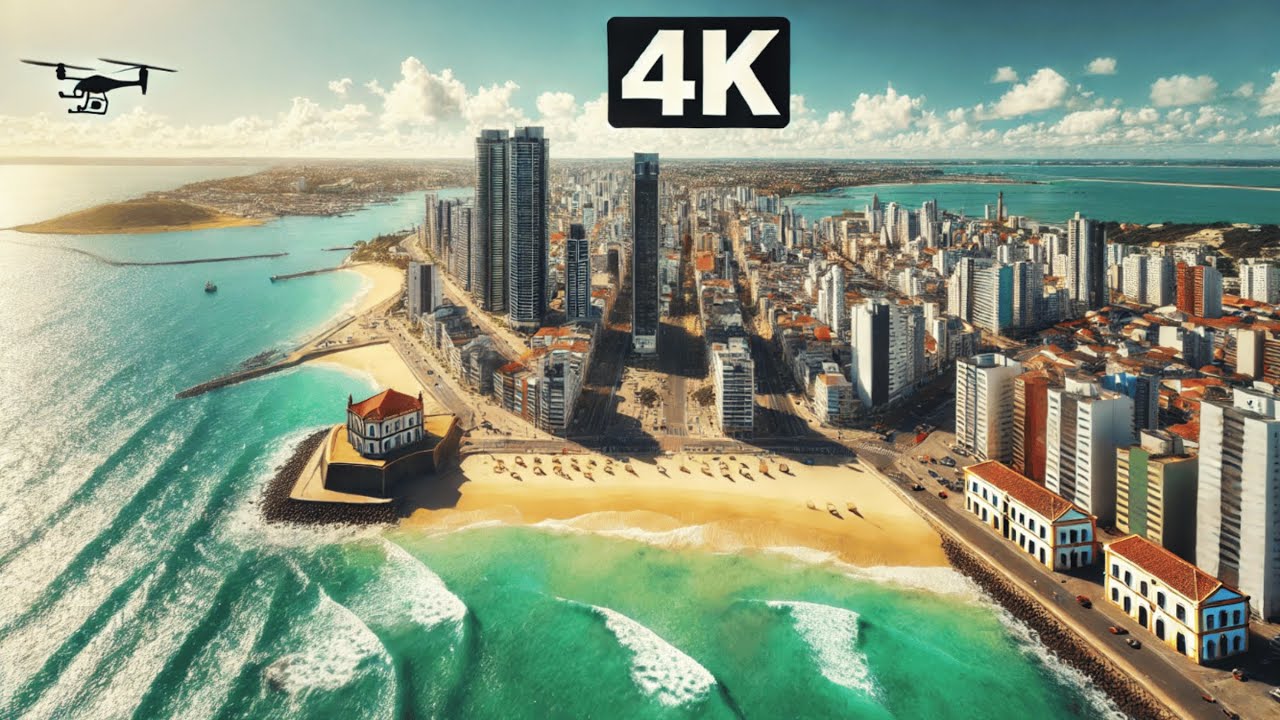 Recife , Brazil: A Breathtaking 4K Drone Footage by Aerial Drone 🇧🇷✨