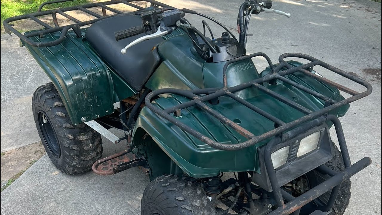Yamaha bear tracker carburetor cleaning !
