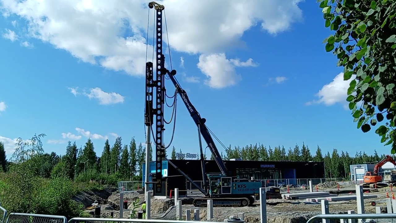 Junttan PM 23 Paalutuskone Pile Driving Rig Pålmaskin