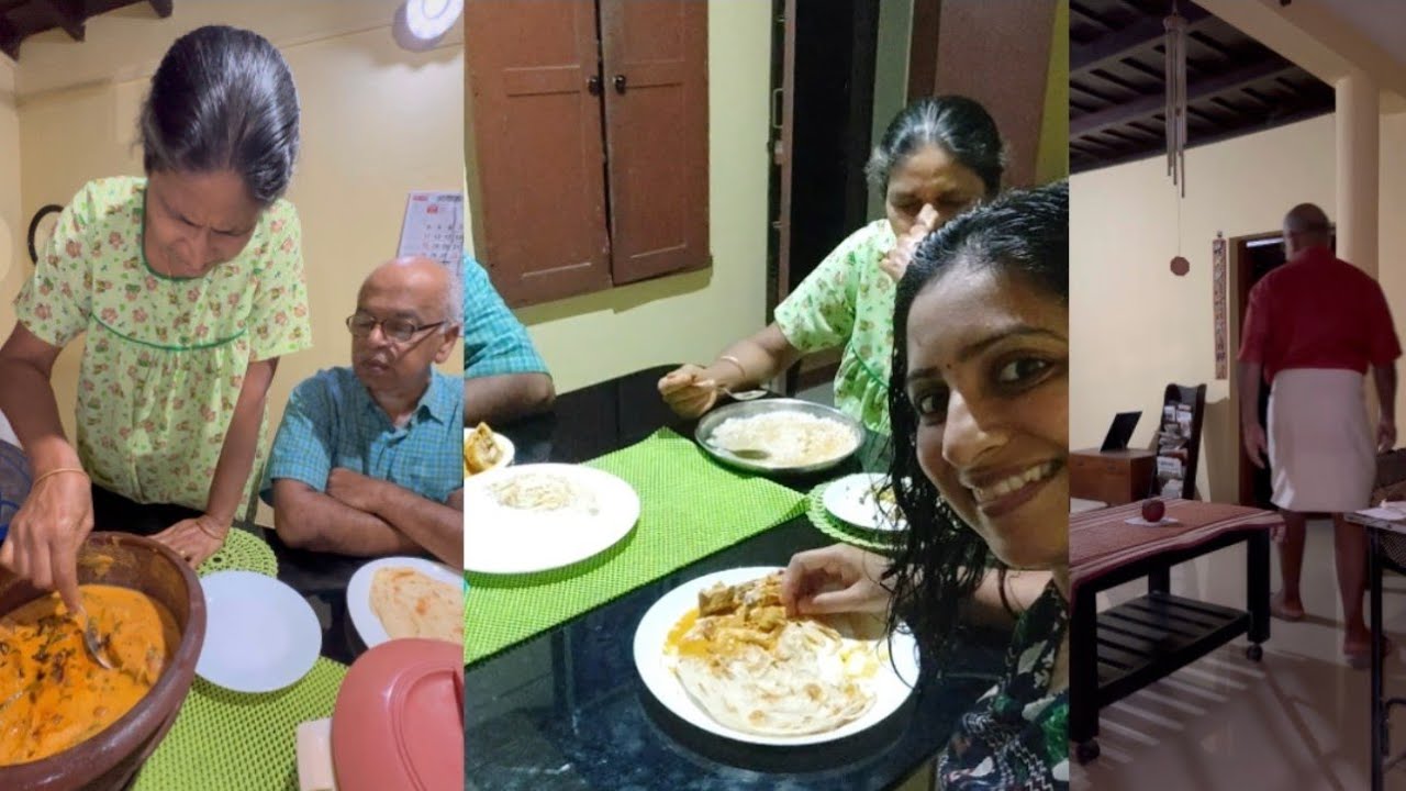ഇതുപോലുള്ള ചില മോഹങ്ങൾ അധികപ്പറ്റാകുമോ😃😃Appa Tasting A Unique Dinner Combo|Our Night Vlog