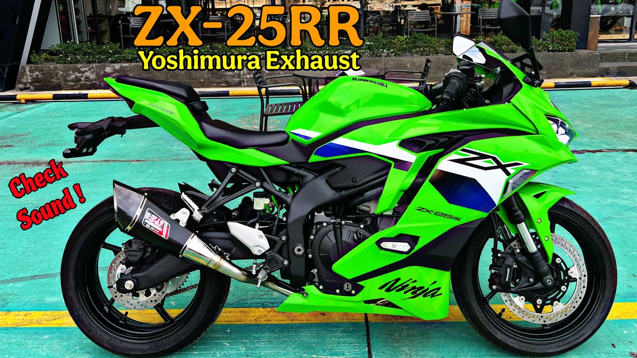 ZX-25RR Dengan Knalpot Yoshimura R-11. Info Harga dan Check Sound !