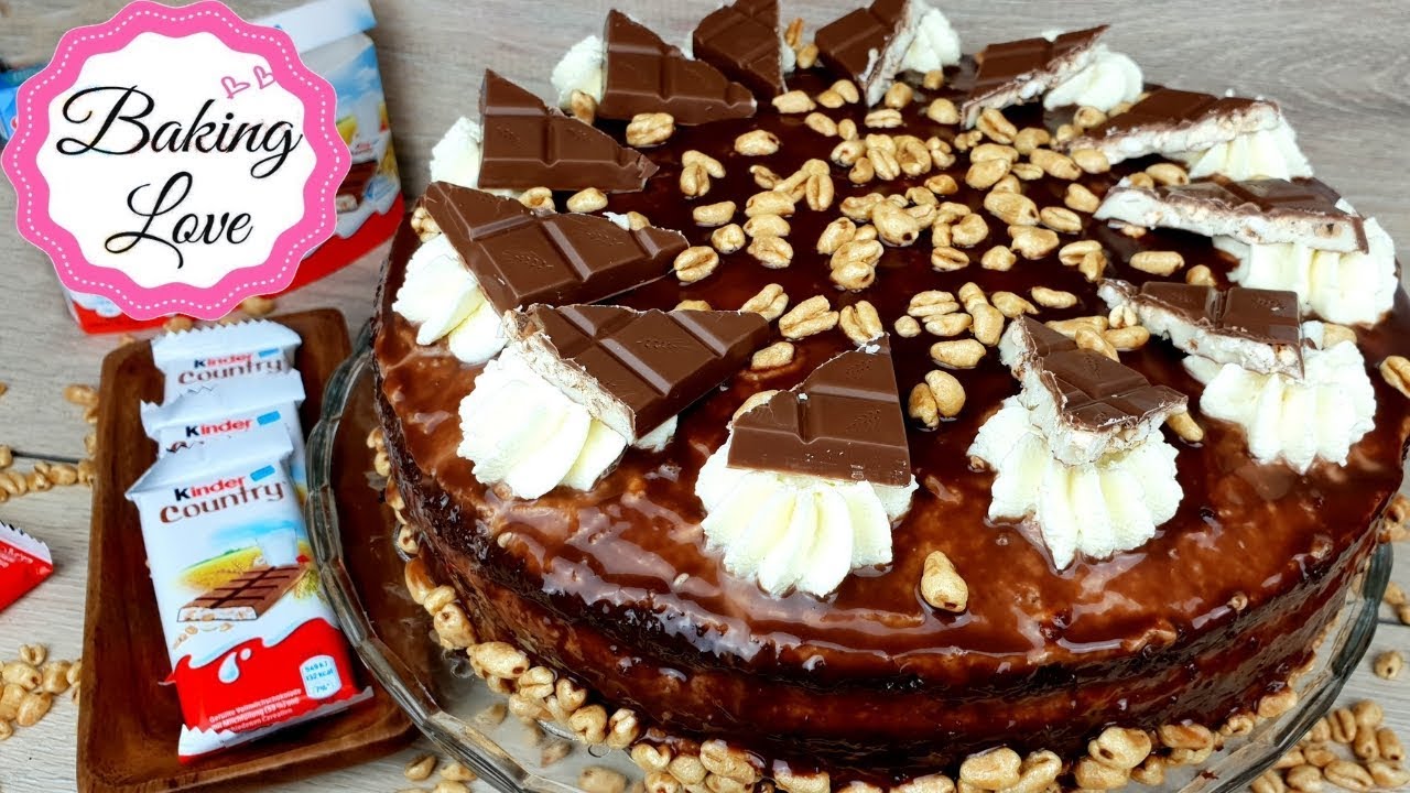 Die ultimative Kinder Country Torte I Schokotorte I Candy Cake
