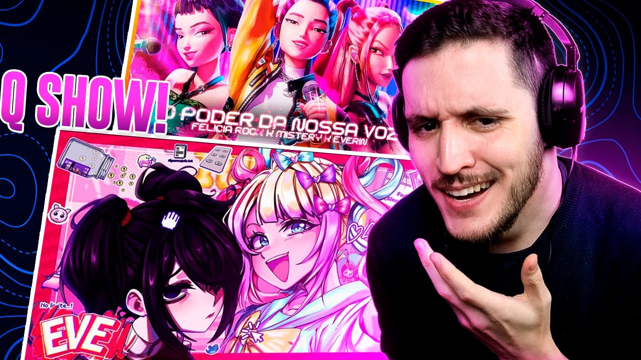 Eve Ame-Chan/KAngel (Needy Streamer)/ Felícia Rock - O PODER DA NOSSA VOZ (Kpop Demon Hunters) REACT