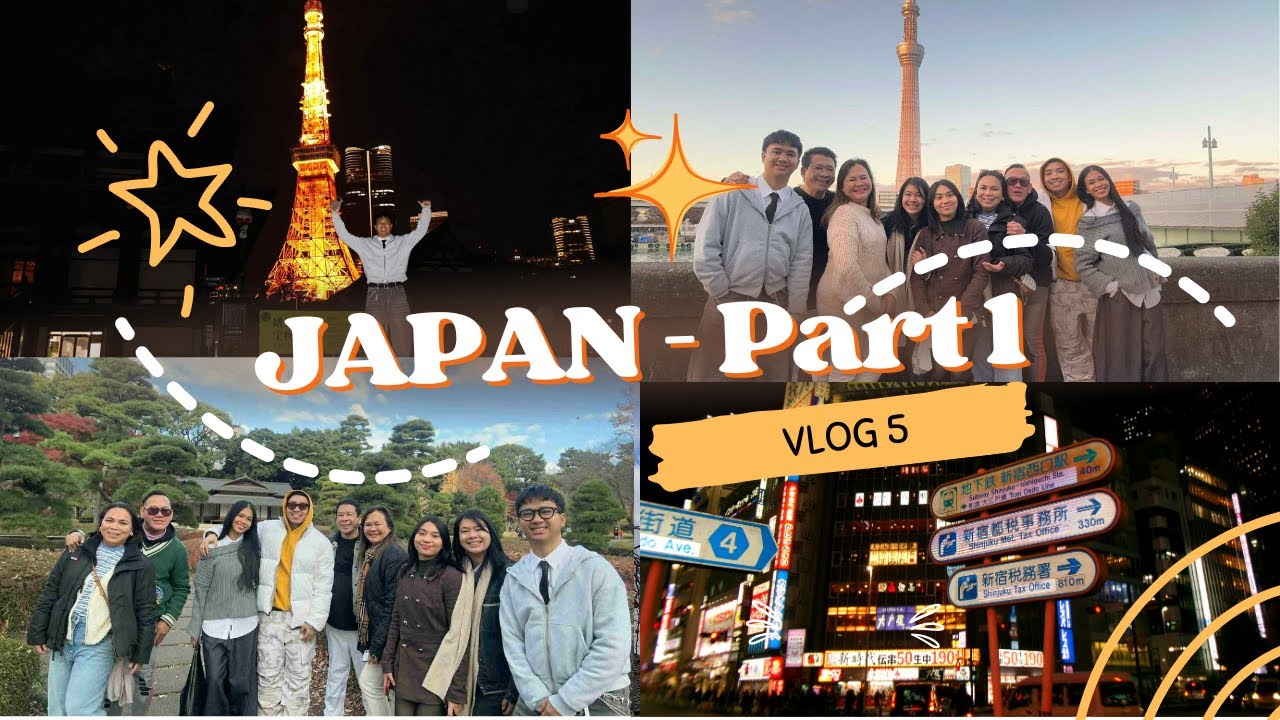 VLOG 5: Japan Part 1 🇯🇵