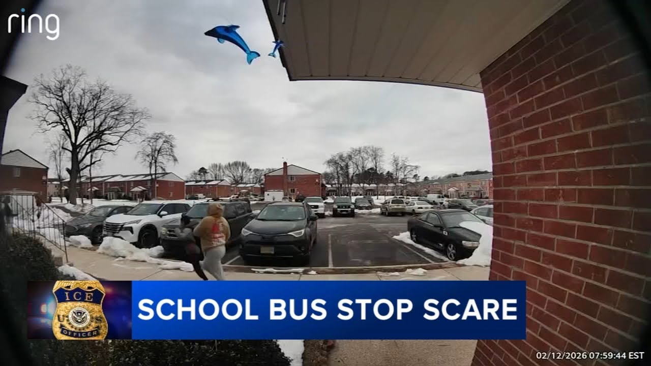 Children flee bus stop after ICE agents spotted, school district says