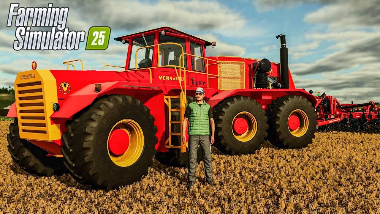 Versatile BIG ROY 1080 in action - cultivating with SALFORD equipment | Farming Simulator 25