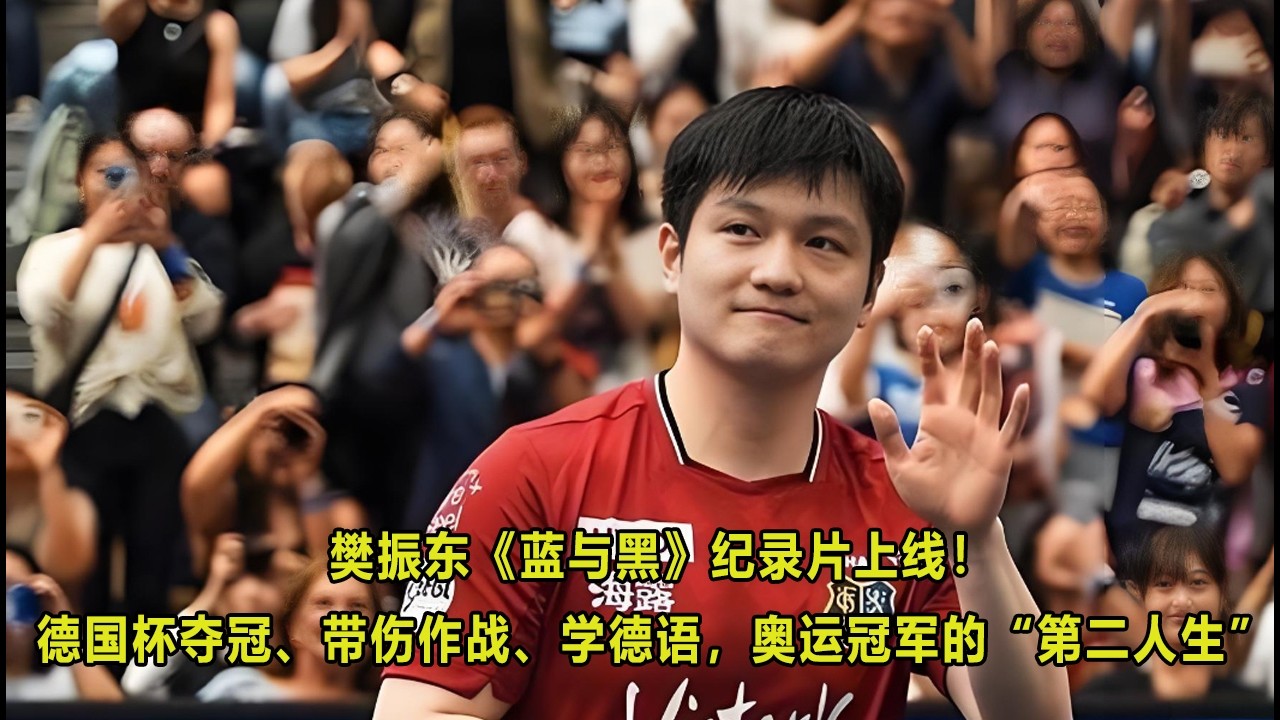 樊振东《蓝与黑》纪录片上线！德国杯夺冠、带伤作战、学德语，奥运冠军的&ldquo;第二人生&rdquo;