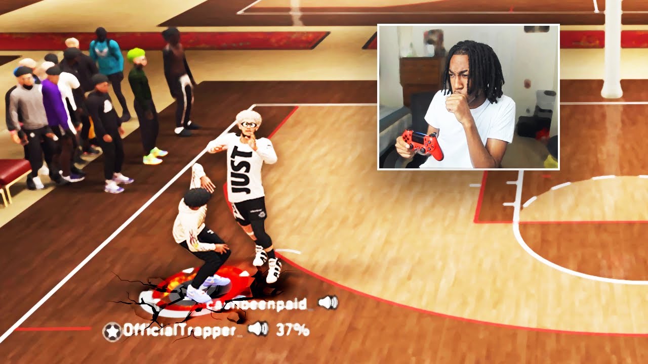 DOMINATING THE 1V1 COURT W/ MY NBA 2k21 BUILD ON NBA 2k20!😨