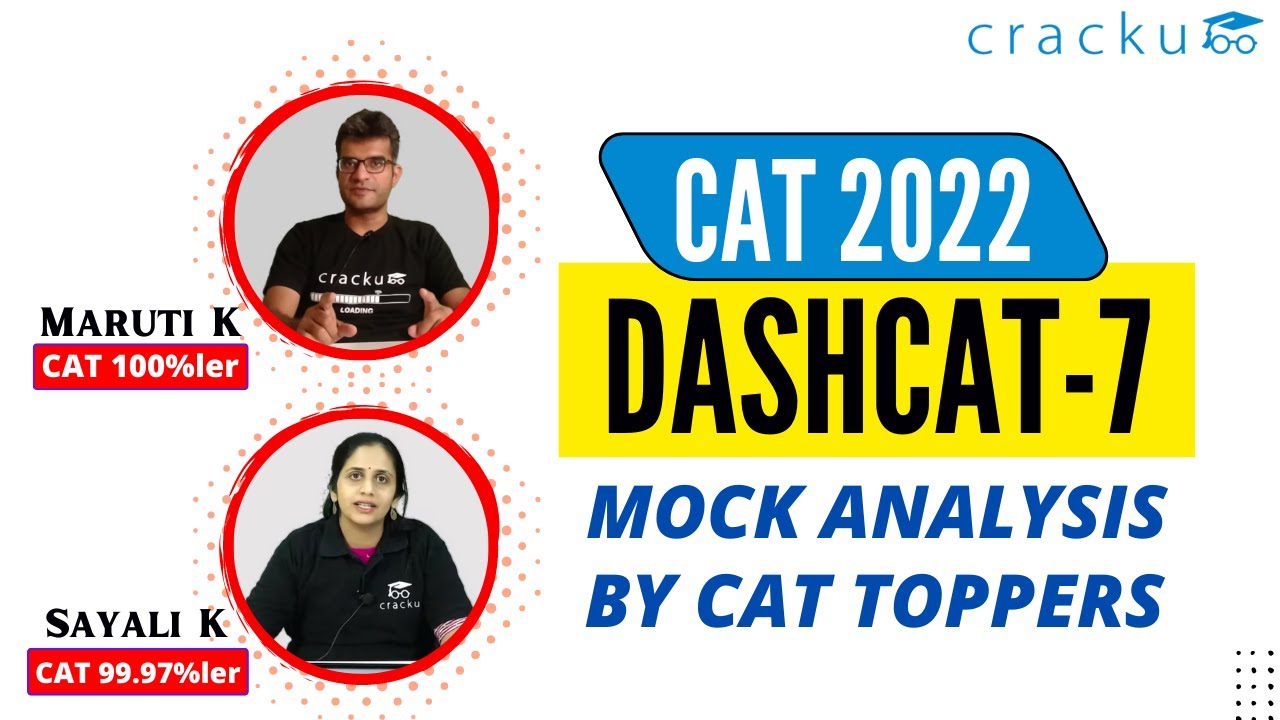 DashCAT-7 Mock Analysis | CAT 2022 Mock Analysis By CAT Toppers