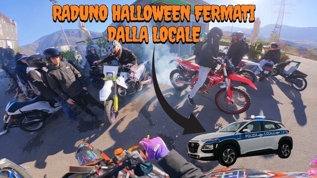 MI SEQUESTRANO IL KTM DOPO 2 GIORNI? Raduno halloween fermati dalla locale ~ ktm sx 125 