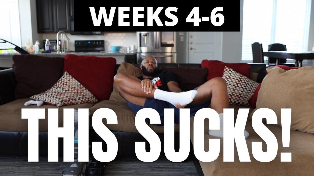 Achilles Rupture | Road To Recovery Ep. 04 (Weeks 4-6)