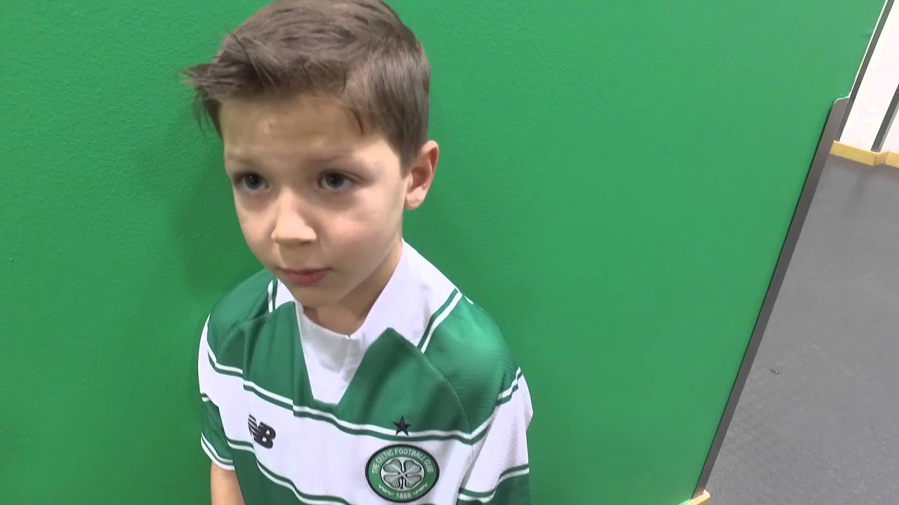 Celtic v St Johnstone Mascot Footage