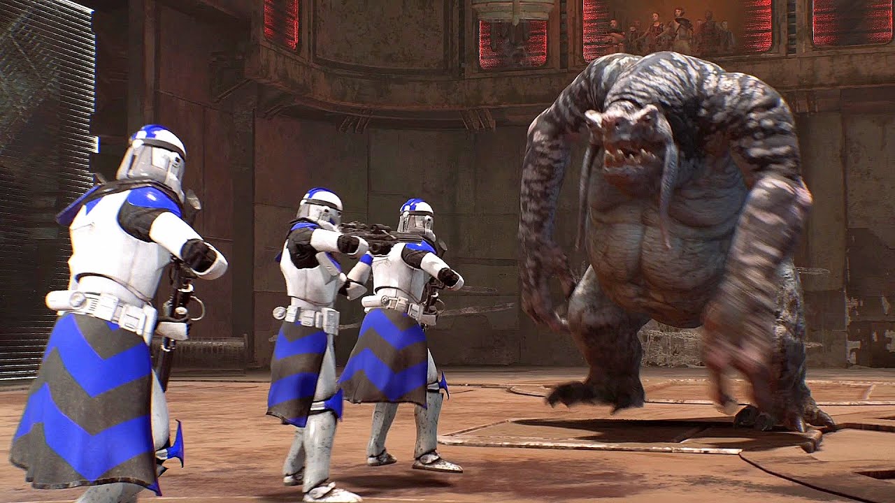 Arc Troopers vs Creatures - STAR WARS JEDI FALLEN ORDER NPC Wars