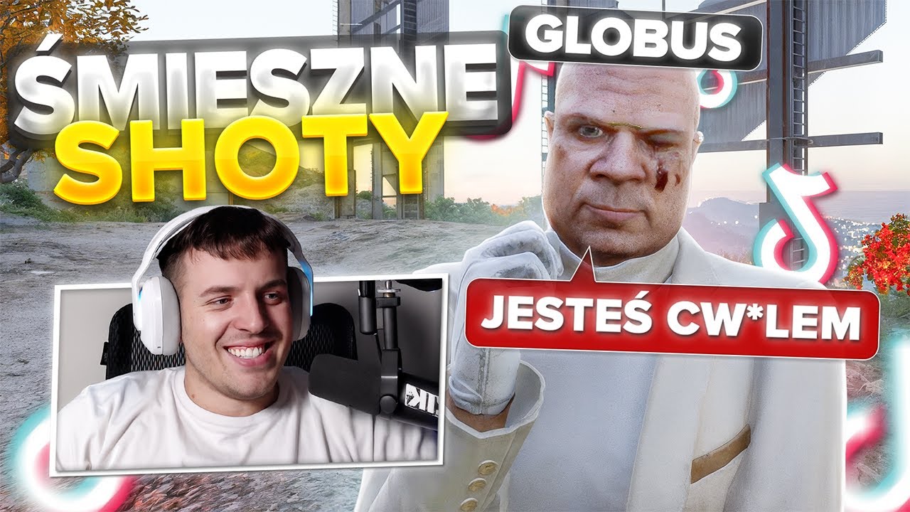 DENIS OGLĄDA MEGA ŚMIESZNE SHOTY!