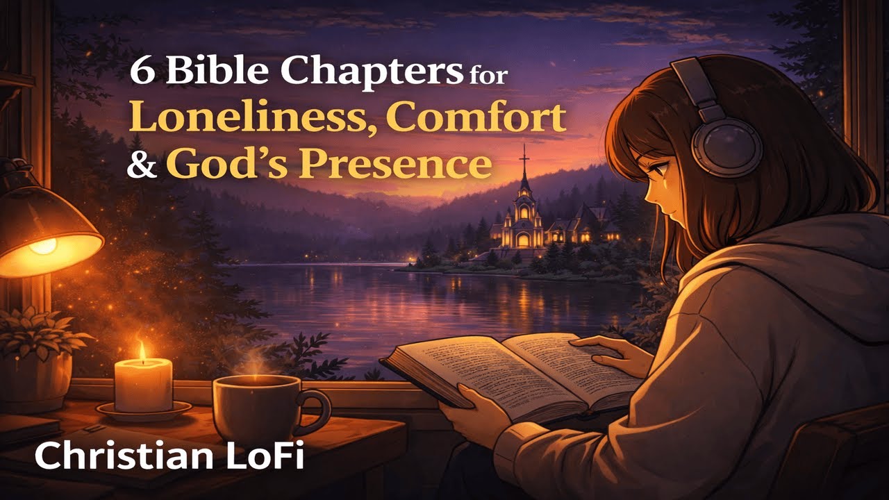 You Are Not Alone 🌙 | 6 Bible Chapters for Loneliness, Comfort & God’s Presence | Christian LoFi