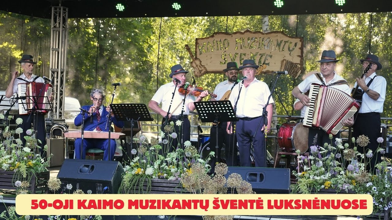 50-oji kaimo muzikantų &scaron;ventė Luksnėnuose 2024 07 19 Alytaus rajonas