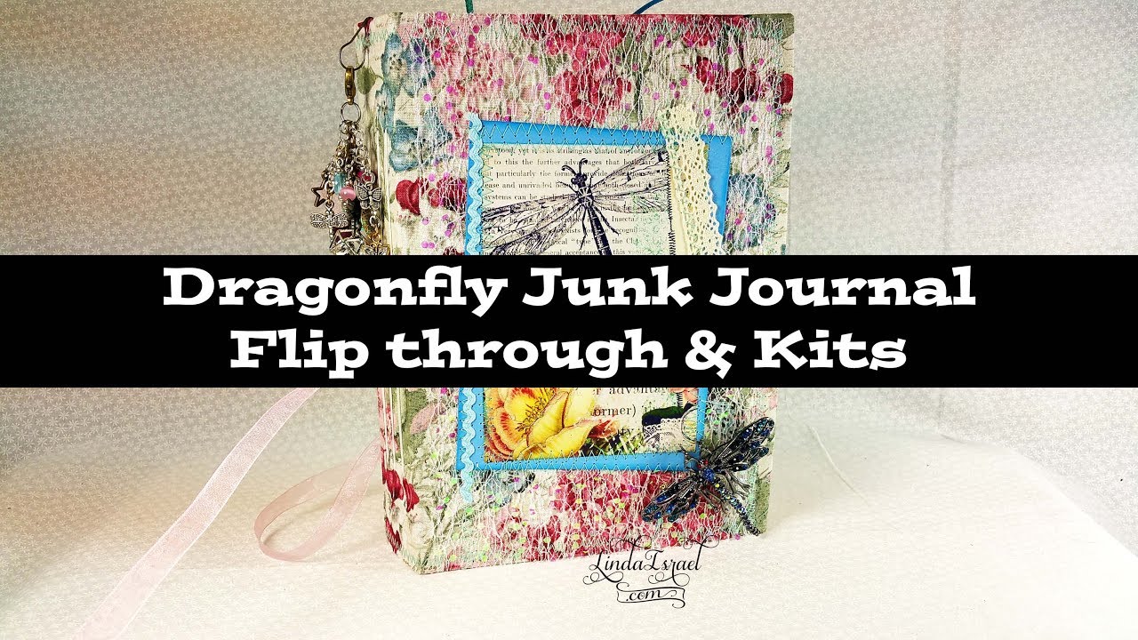 Dragonfly Junk Journal Flip through & Kits for Sale