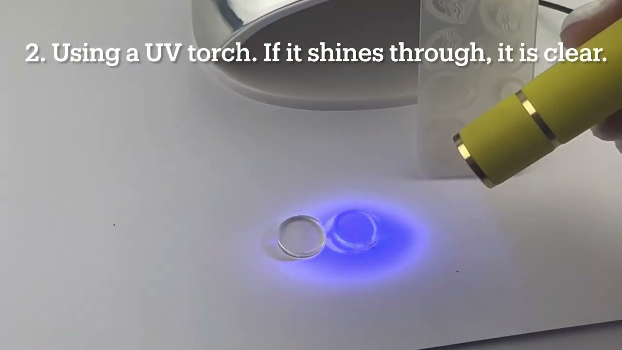 How to find out if your uv resin is yellow