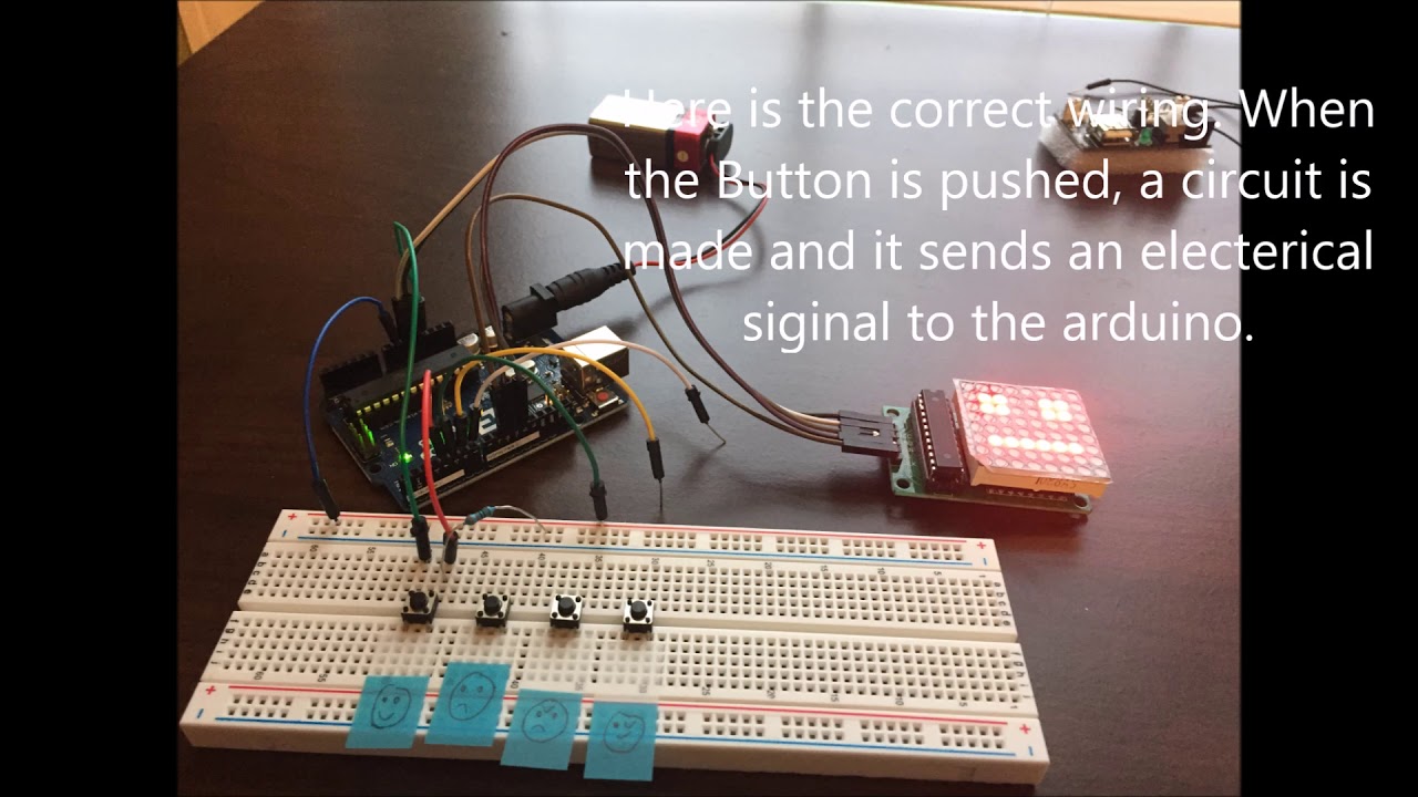 LED Matrix Emoji display