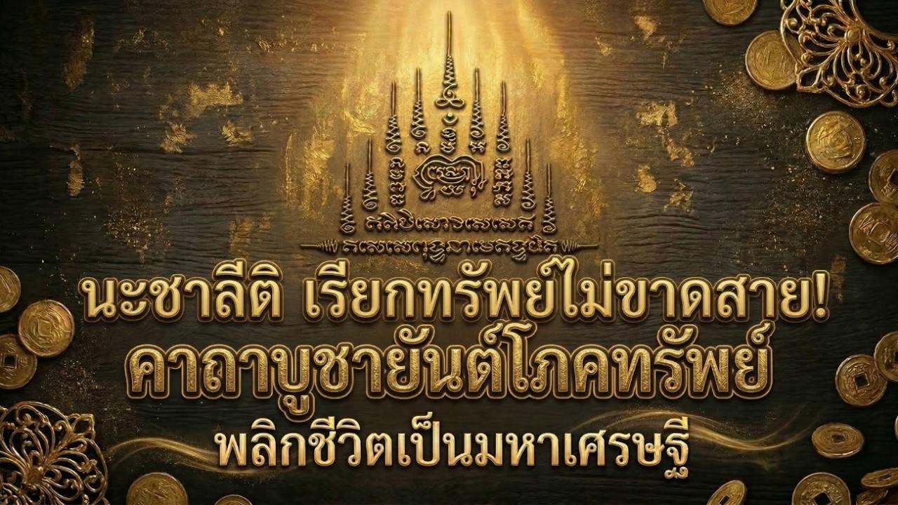 นะชาลีติ เรียกทรัพย์ไม่ขาดสาย! คาถาบูชายันต์โภคทรัพย์ พลิกชีวิตเป็นมหาเศรษฐี