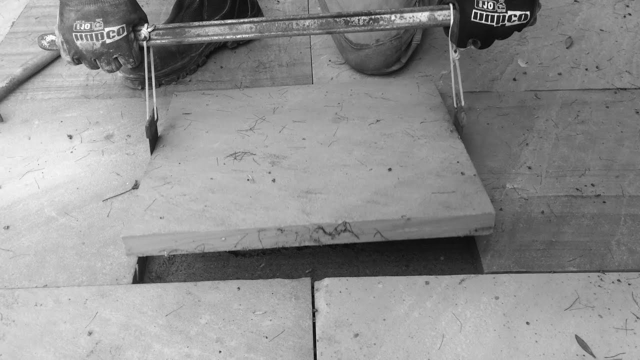How to lift pavers without damaging them