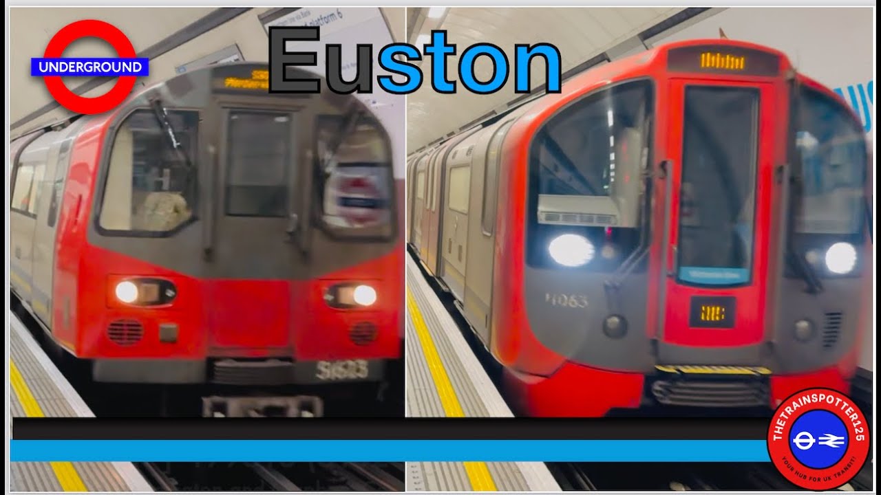 Evening Rush Hour Crowds at Euston Underground Station! - (21/02/2024)