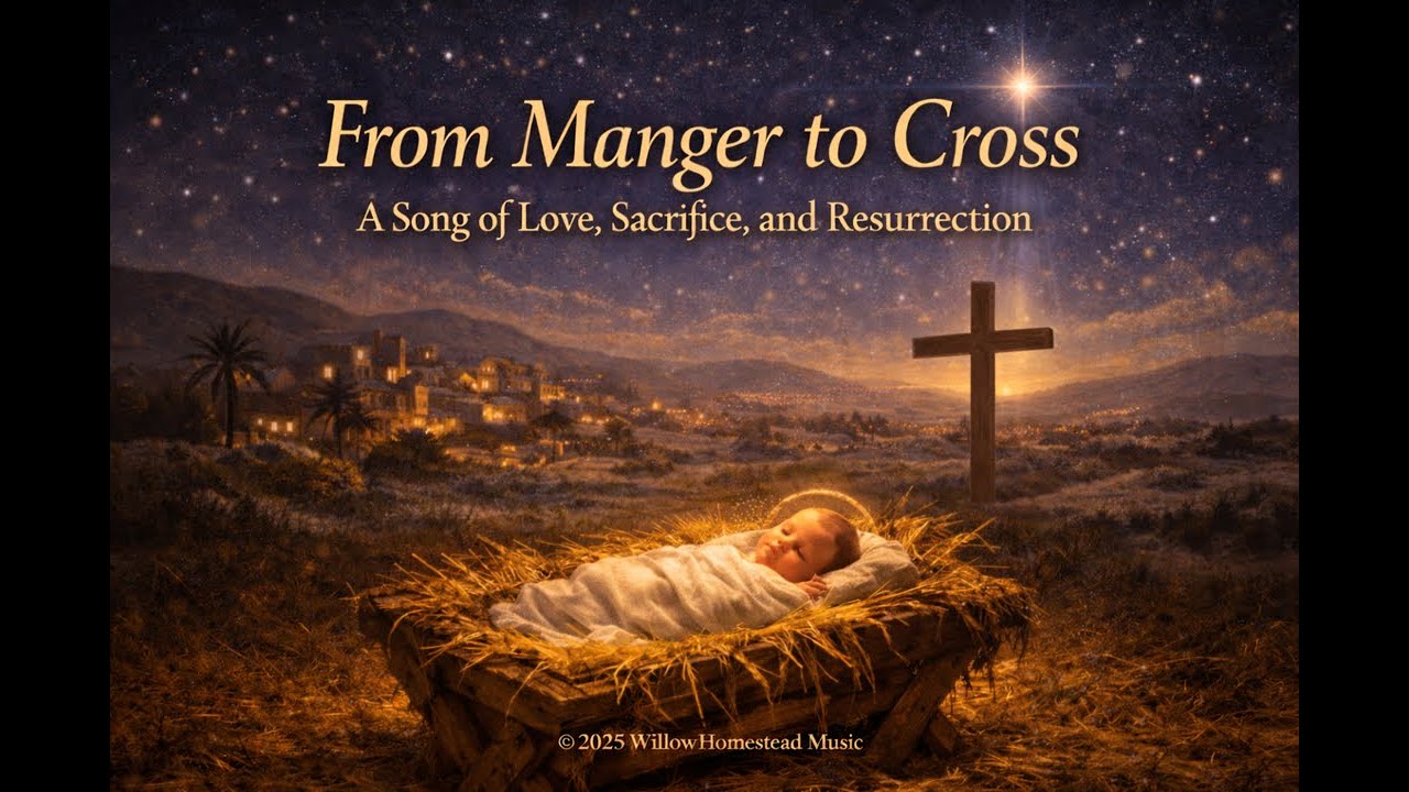 From Manger to Cross | Christian Music Video Celebrating Love and Resurrection