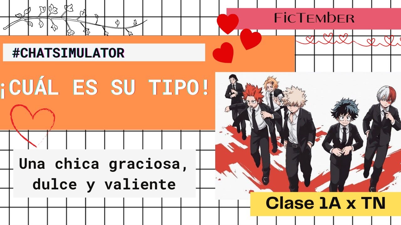 🦸🏻 Los CHICOS de la CLASE 1-A revelan su TIPO IDEAL | BNHA x TN