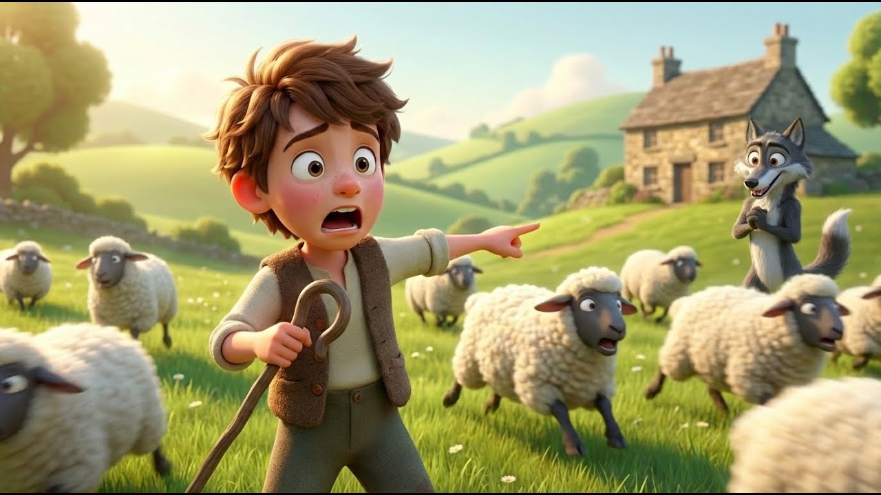 Le Garçon qui criait au Loup 🐺🐑 | Histoire pour enfants