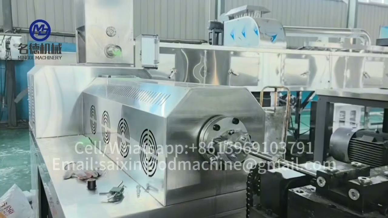 Two-color dog chew single screw extruder Mingde 100 model single screw extrueder