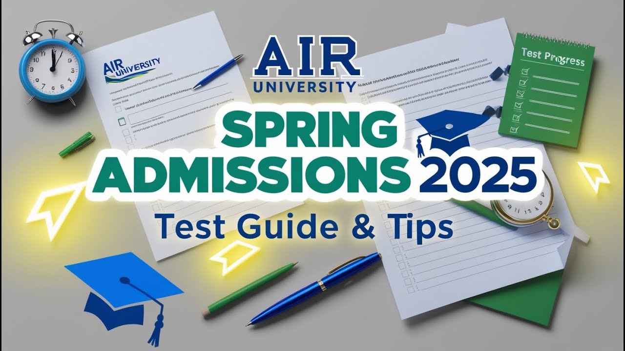 Air University Islamabad Spring Admissions 2025 | Test kasa hoga??