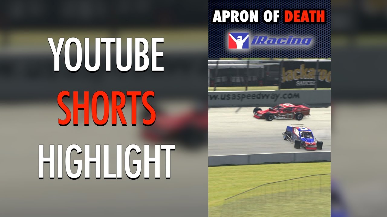 DON'T TOUCH THE APRON! (iRacing) #Shorts