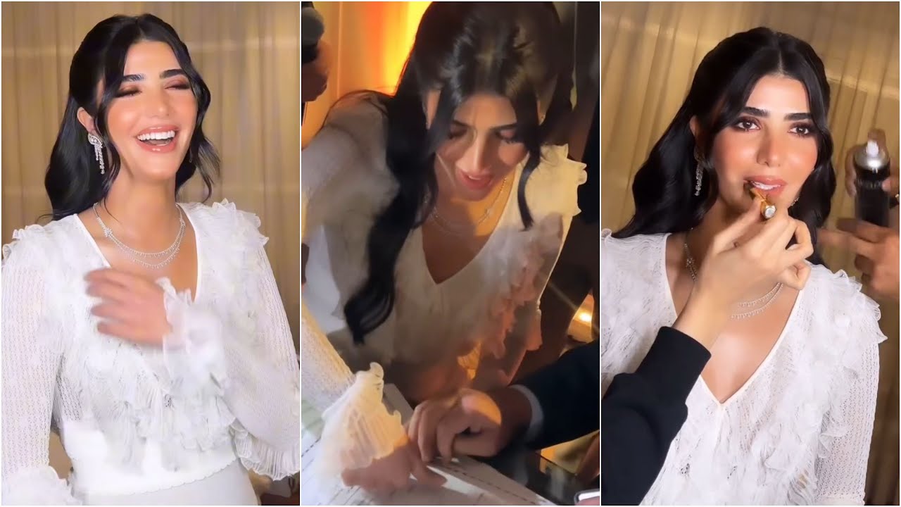 ريم سامي طلت بالأبيض عقد قران اسطوري كأنه حفل زفاف في حضور والدها وشقيقها محمد سامي وزوجته مي عمر