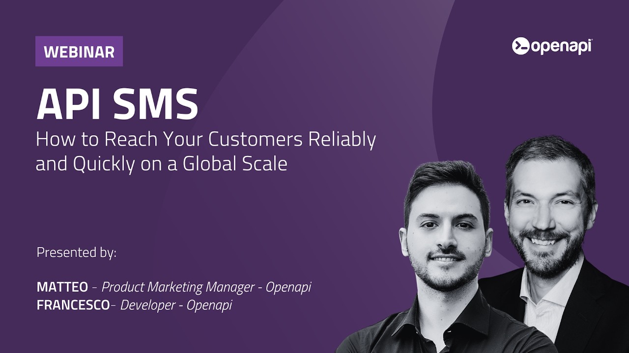 Webinar SMS API: How to Reach Your Customers Reliably and Quickly Worldwide