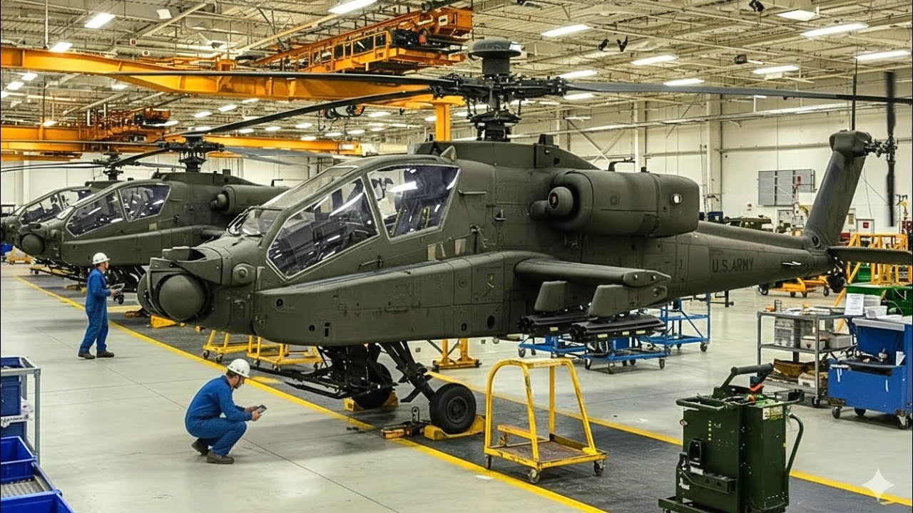 Inside Apache AH-64 Helicopter | Manufacturing to Combat Ready (Full Process)