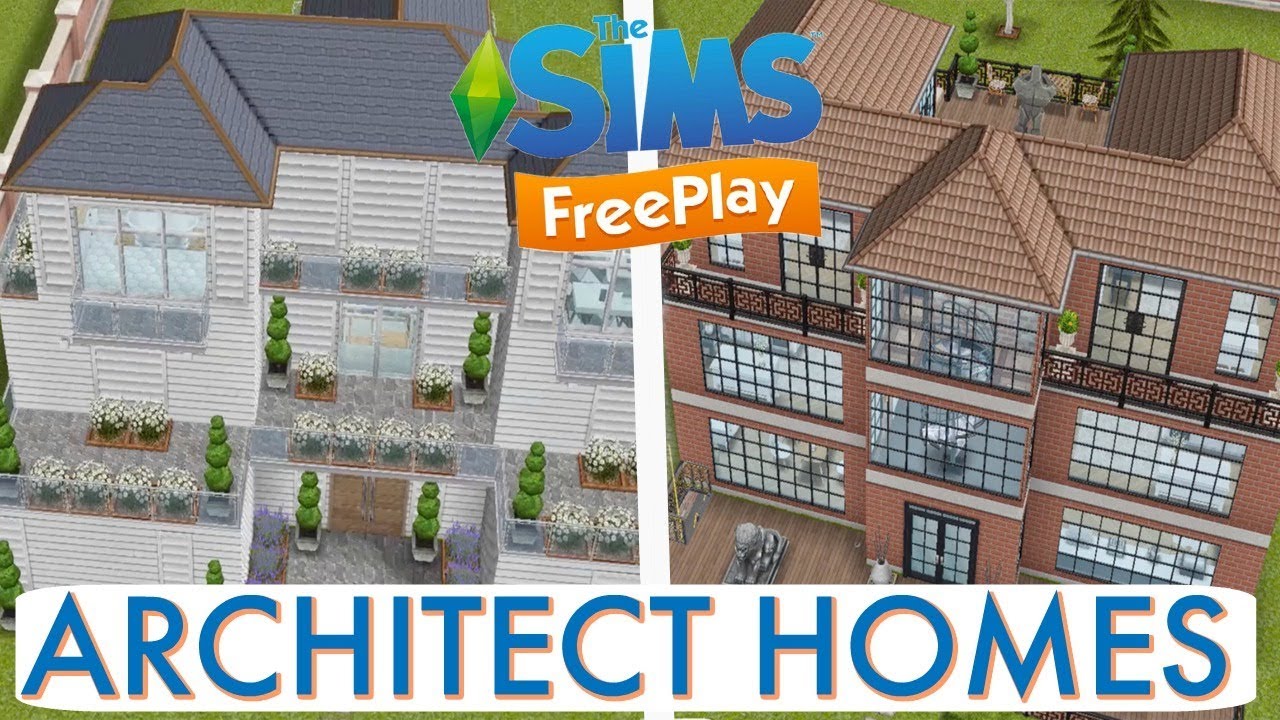 Sims Freeplay | Architect Homes Tour | August 2017