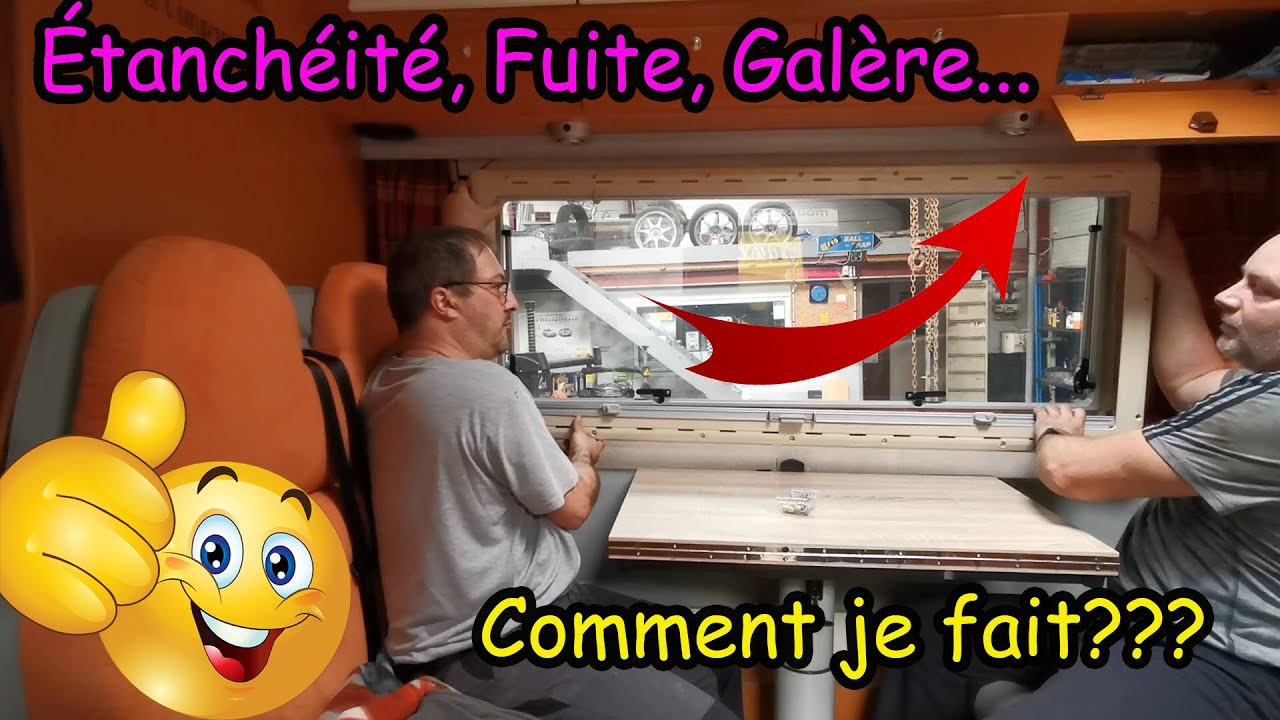 Étanchéité, Fuite, Galère en camping car.#campingcar #camion amenage#vanlife