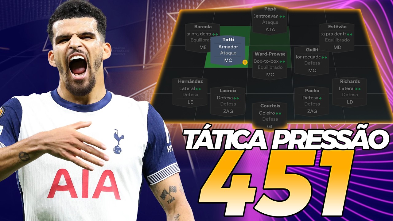 FC 26 | MELHOR FORMAÇÃO TÁTICA BUGADA 451 ATUALIZADA EA FC 26 ULTIMATE TEAM!