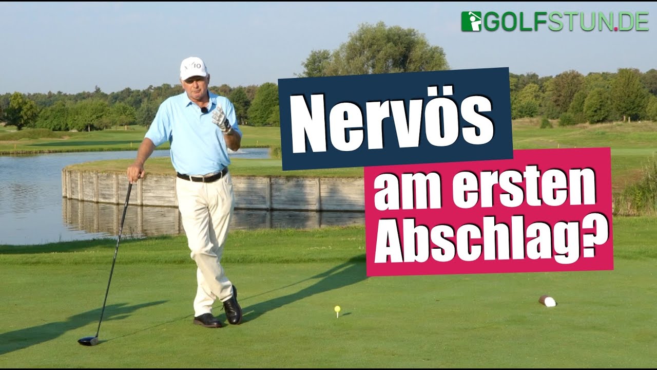 Wie besiege ich meine Nervosit&auml;t beim ersten Abschlag? Mit Frank Adamowicz bleibst Du cool!