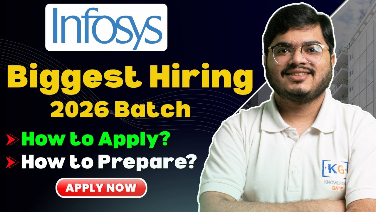 Infosys Biggest Hiring 2026 Batch | On Campus & Off Campus Drive | Eligibility, Process Exam Pattern
