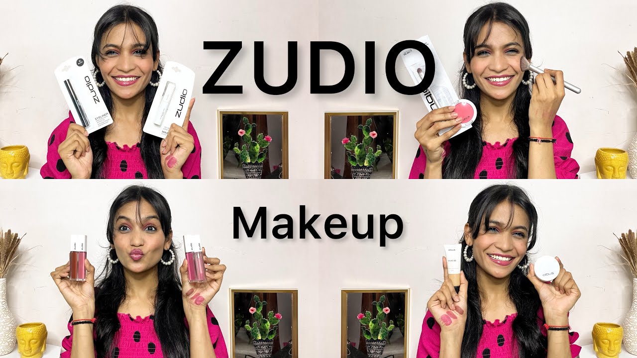 *EVERYTHING  UNDER 199/-*🤩😍testing zudio makeup products 😍in detail review 😍