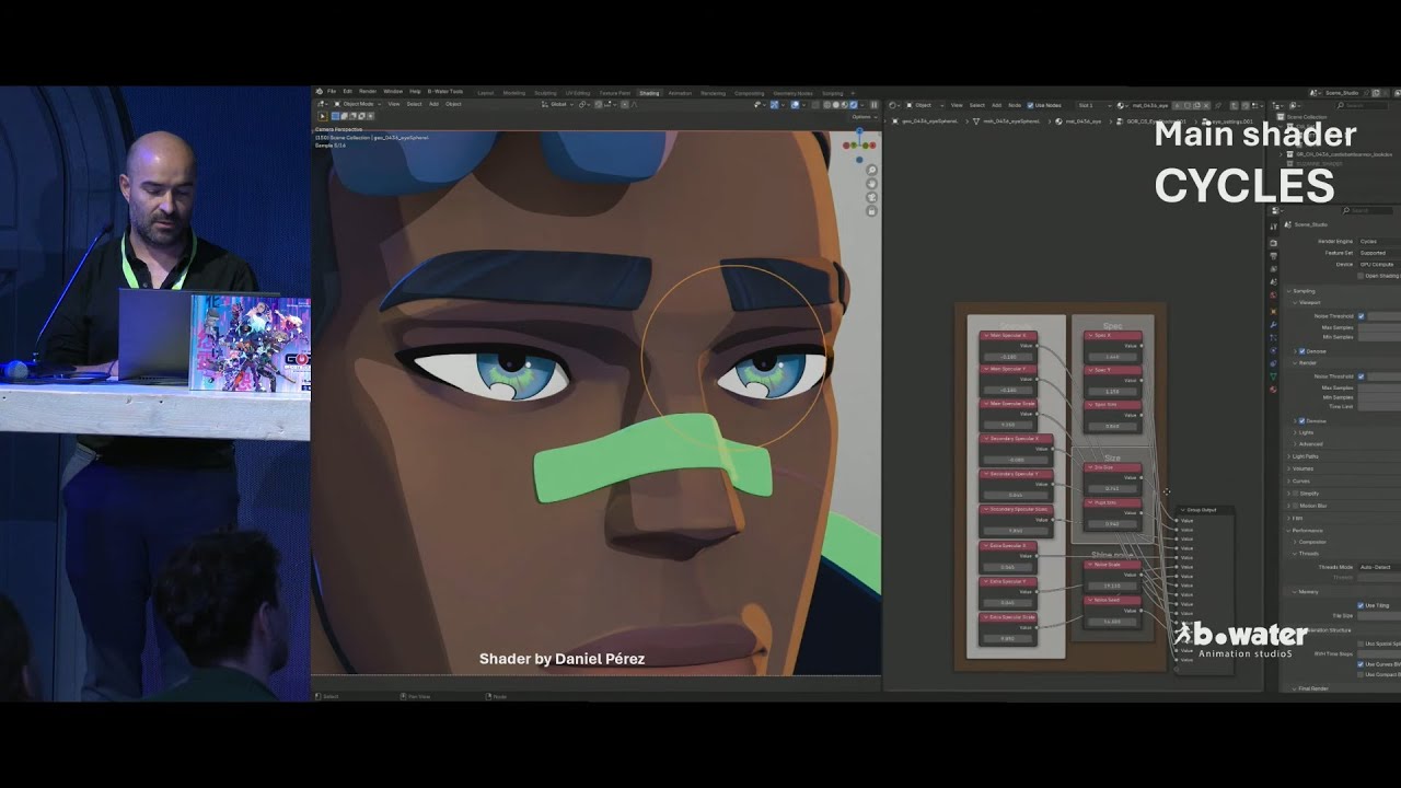 Ghosts of Ruin - Pipeline & Shading for TV productions — Blender Conference 2024