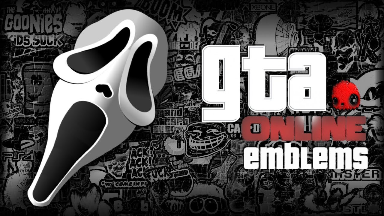 GTA V - Scream Mask - Emblem Tutorial ( Grand Theft Auto 5 ) Screetch2009
