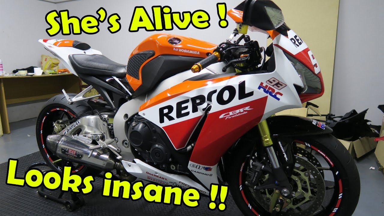 Rebuilding A Crashed 2013 Honda CBR 1000RR Part 6