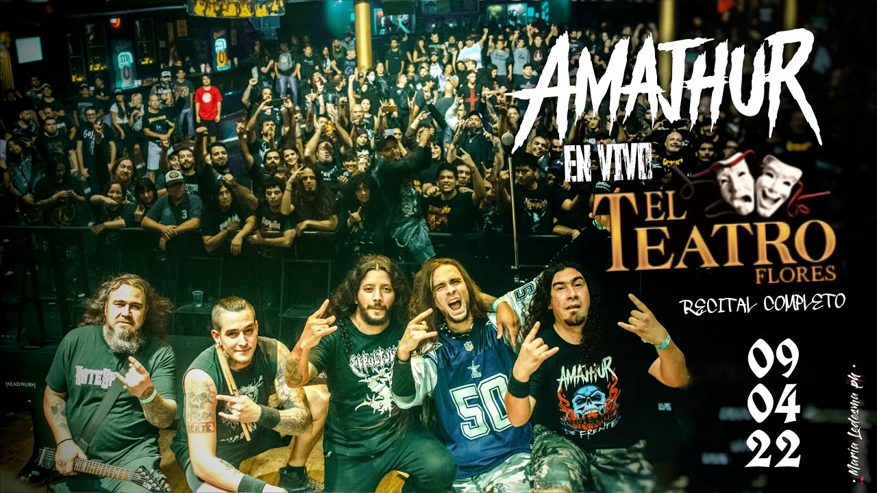 Amajhur - En Vivo en El Teatro Flores 09/04/22 Show Completo