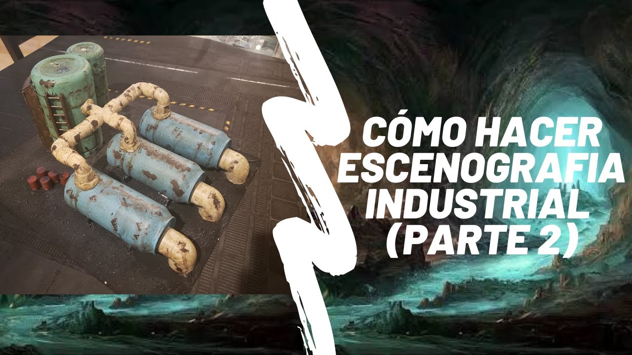 Cómo hacer escenografía tipo industrial (Parte 2) para wargames o juegos de rol