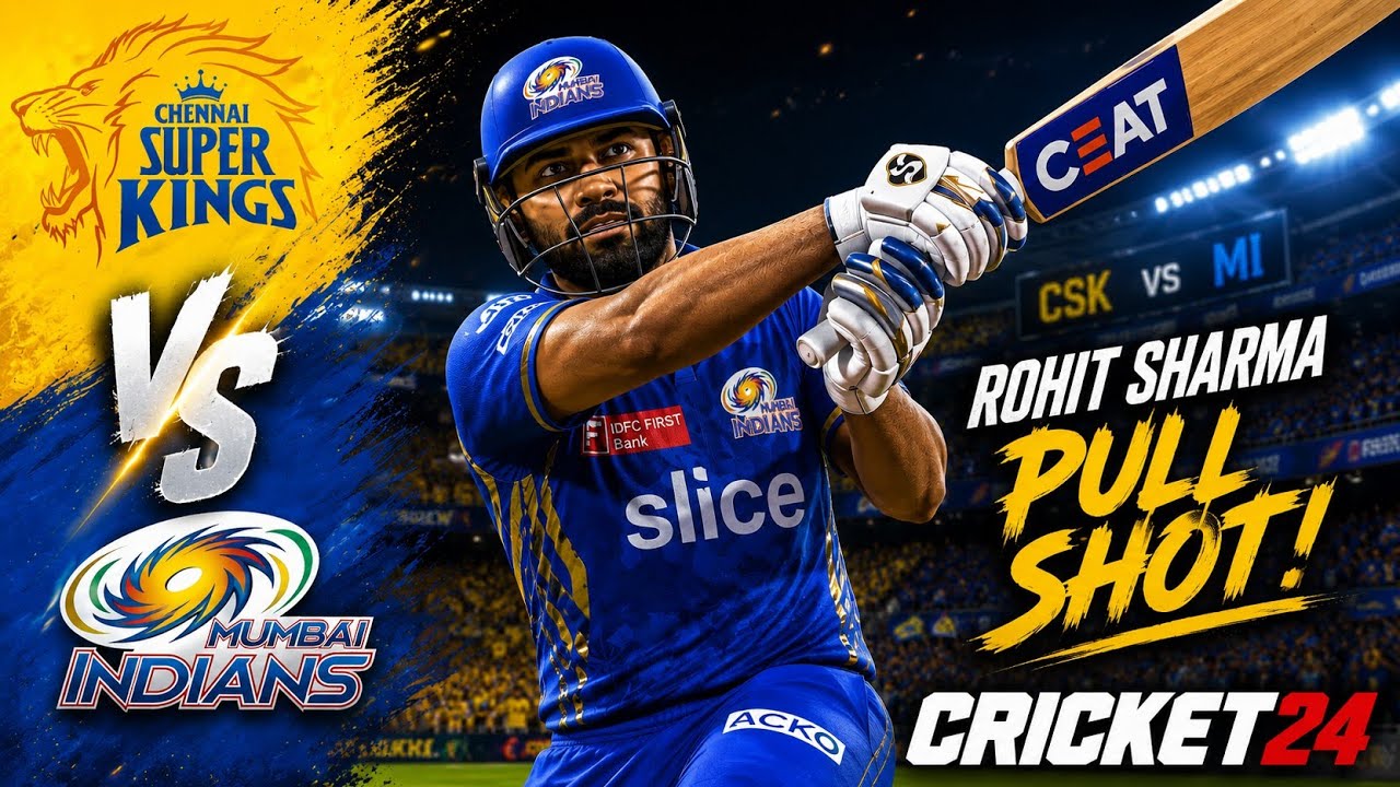 THE EL CLASSICO OF CRICKET 🏏 | CSK VS MI | Cricket24 #cskvsmi #elclasico 